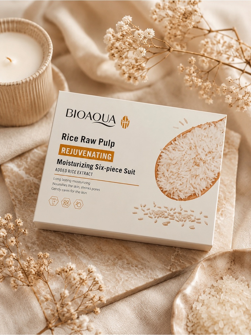 ✨ Rice Raw Pulp Rejuvenating Skincare Set ✨